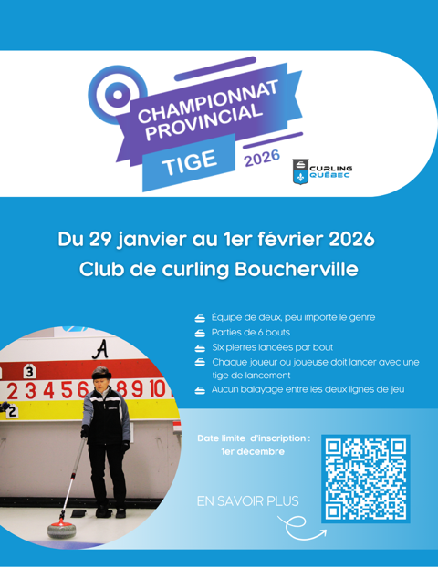 Championnat provincial - Tige 2026